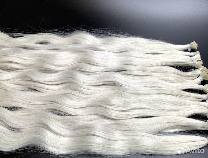 Славянские волосы для наращивания, 60см, блонд