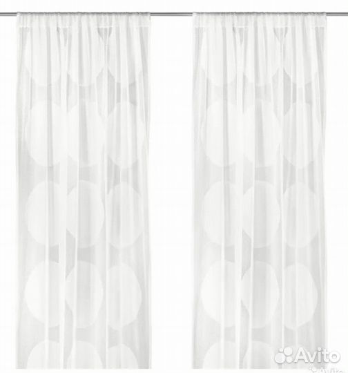 Шторы тюль IKEA Нинни Трод