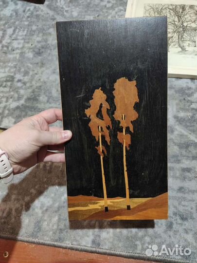 Картинны панно из дерева