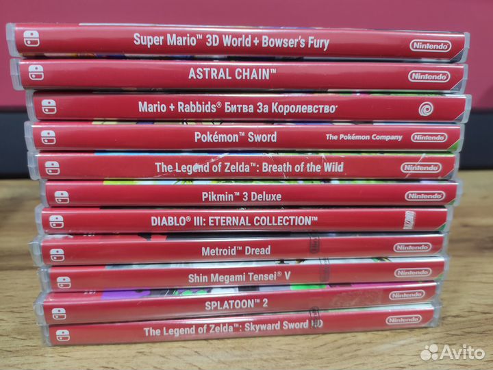 Nintendo Switch Lite с играми