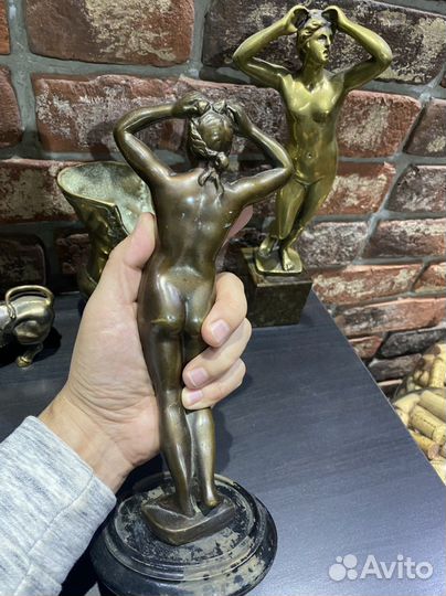 Скульптура Cartinet 19 век, французская бронза