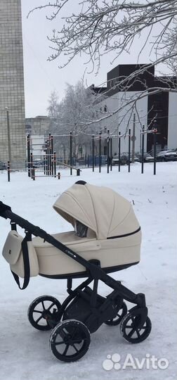 Коляска 2 в 1 эко кожа Quali Apollo