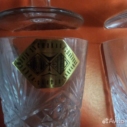 Хрустальные рюмки на ножке СССР