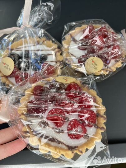 Мыло ручной работы пирожные