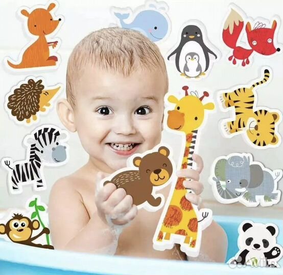 Новый Набор объемных стикеров для игры в ванной