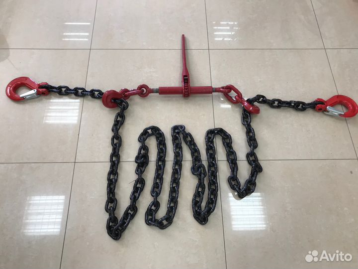 Цепные стяжки для крепления груза с талрепом