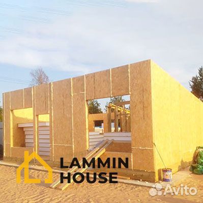 Сип SIP панели OSB. Размер 2800*1250*174 мм