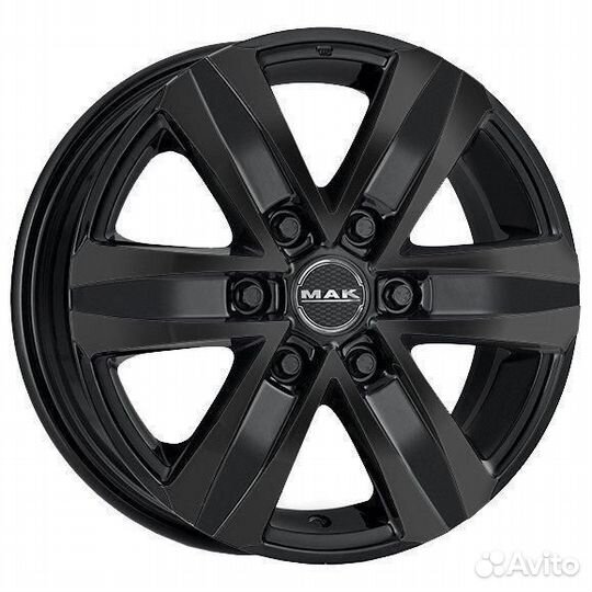 Диски MAK Stone 6 8x18 6*139.7 ET15 DIA106.1 Gloss Black Литой