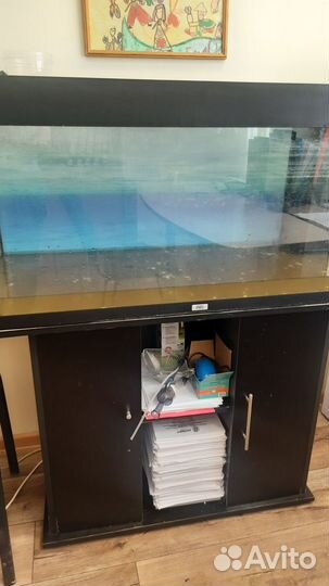 Аквариум с тумбой бу