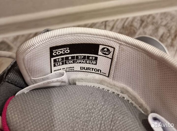 Сноубордические ботинки burton 42