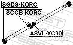 Муфта кардана sgds-korc Febest