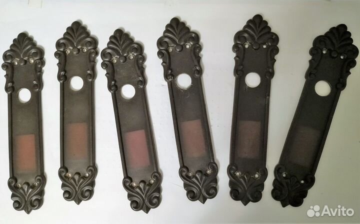 Ручки+Декоративные накладки для дверных ручек-СССР