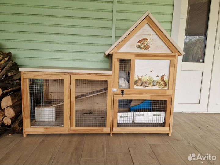 Кролик с клеткой