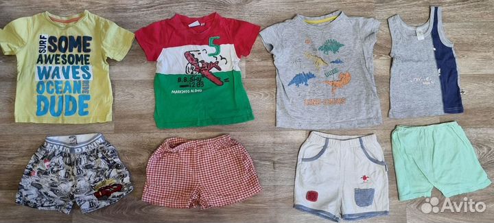 Вещи пакетом одежда для мальчика 80-92