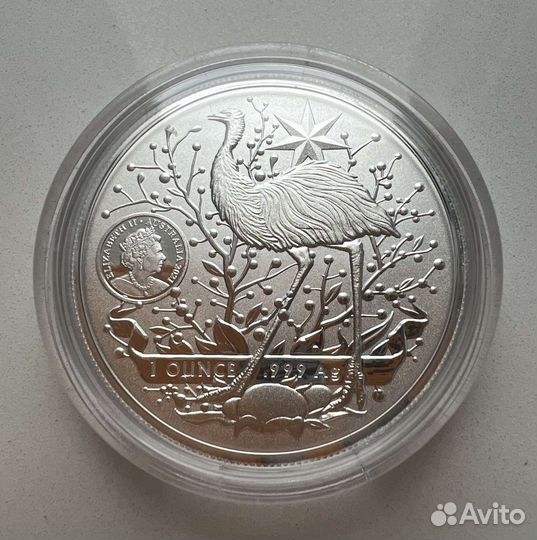 Гербы австралии 1 доллар 2021