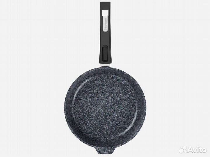 Сковорода d26 с крышкой Гранит star