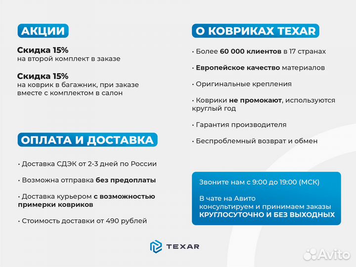 Коврики Land Rover Discovery 4