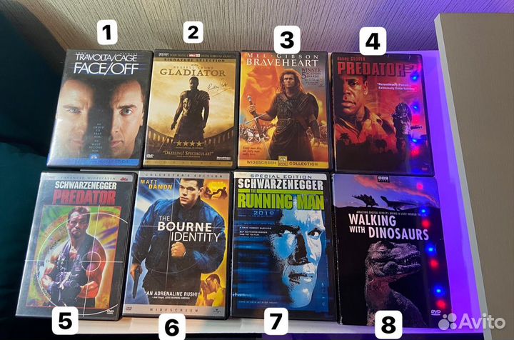 Диски с фильмами DVD