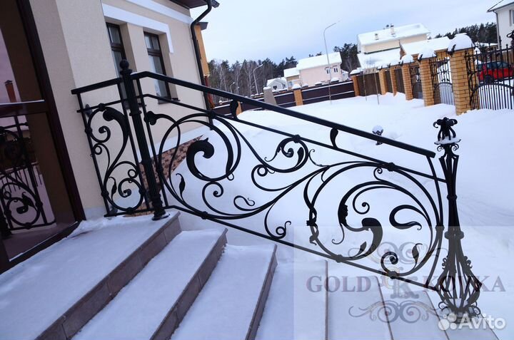 Перила кованные для крыльца