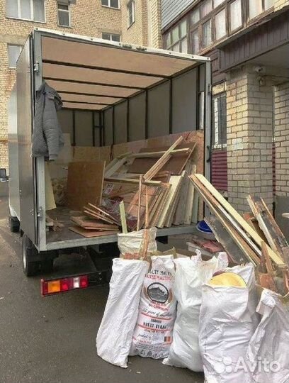 Вывоз мусора на газели