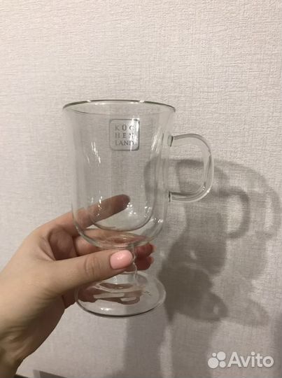 Чашки Kuchenland для латте 2 шт Новые