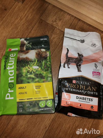 Корм для кошек pro plan dm pronature