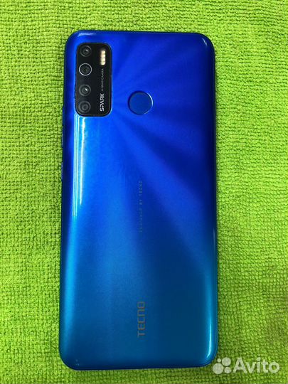 Techno spark5, 32 гб, Синий, 2 гб