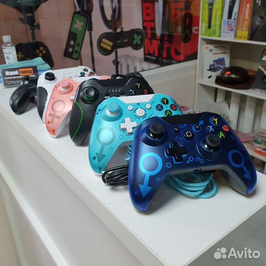 Геймпады Xbox One проводные (новые)