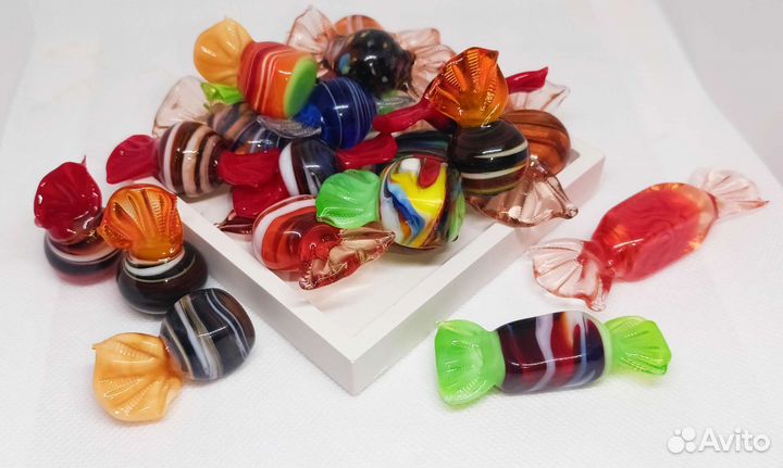 Конфеты из стекла