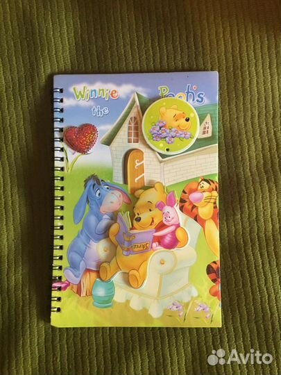 Детские блокноты Винни Пух