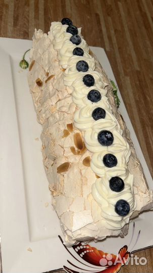 Меренговый рулет