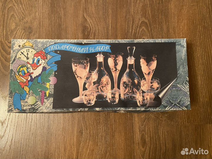 Хрустальные рюмки - подарочный набор