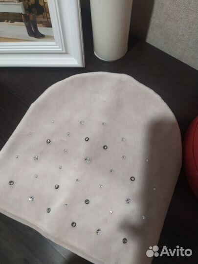 Шапочка с кристаллами Сваровски