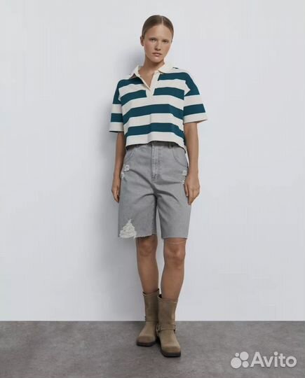 Серые шорты-Gloria Jeans