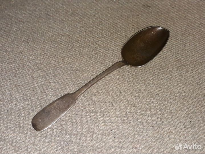 Серебряная столовая ложка 84 проба 1884 год