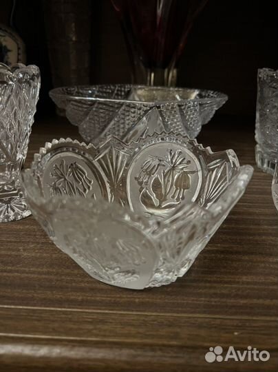 Ваза хрустальная СССР