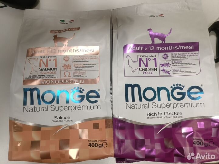 Корм для кошек монж. Monge