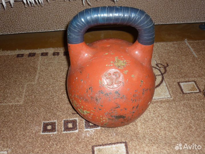 Гиря 32 кг бу гиря 24кг гантели 5кг