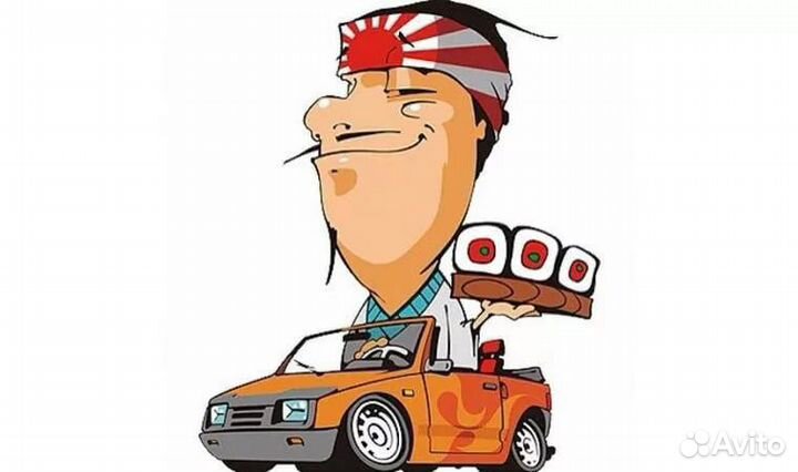 Курьер на автомобиле