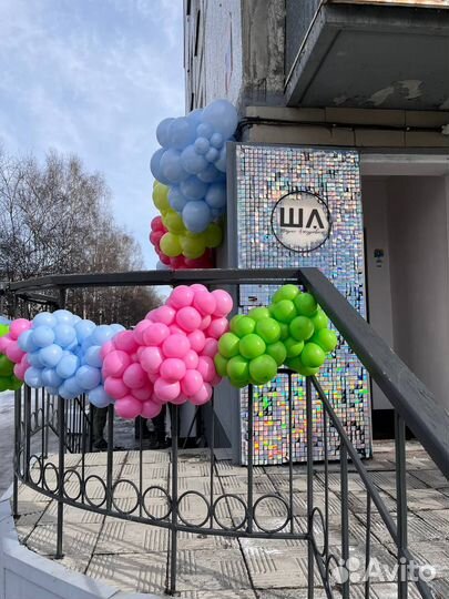 Оформление шарами / гирлянды из воздушных шаров