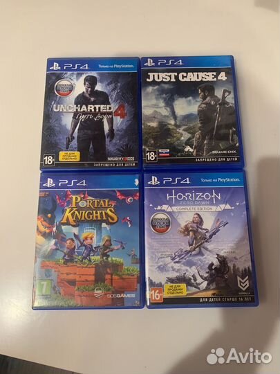 Игры для приставок PS4 бу