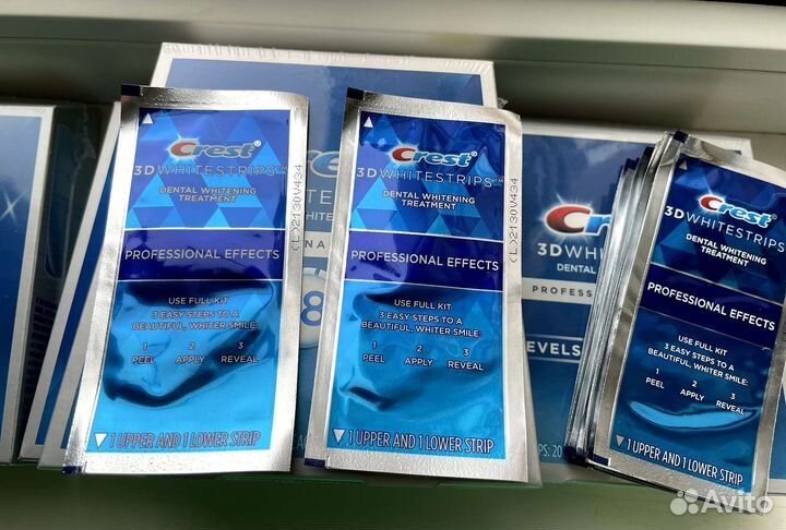 Полоски для отбеливания зубов Crest 18 Level