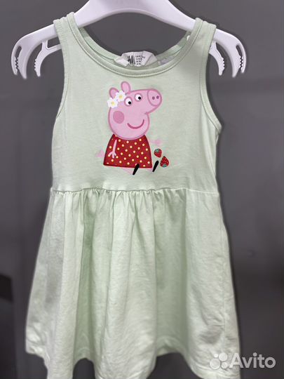Платья для девочки пакетом HM peppa PIG 92