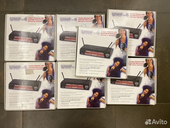 Nady UHF-4 (7шт.)