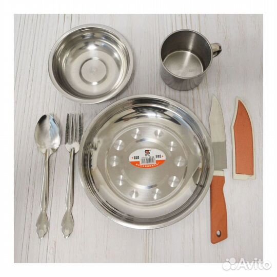 Набор посуды для туризма и отдыха на 4 персоны