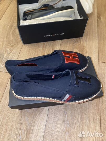 Tommy Hilfiger Monogram Patch Espadrille (Blue)