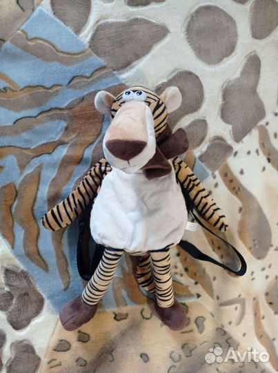 Мягкая игрушка Тигр, рюкзак