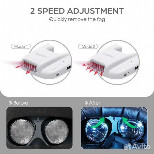 Система вентиляции BoboVR F2 для Oculus Quest 2