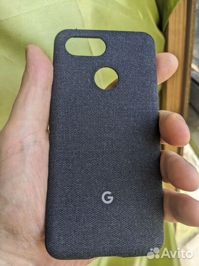 Чехол google pixel 3 fabric case carbon