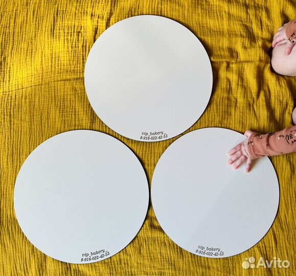 Подложка для торта с лого